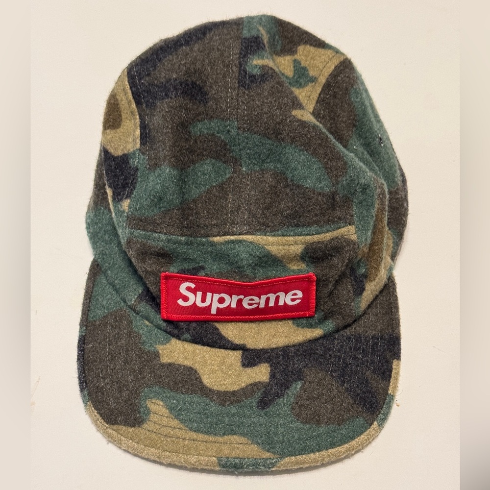 Used Supreme Box Logo Camouflage Cap
